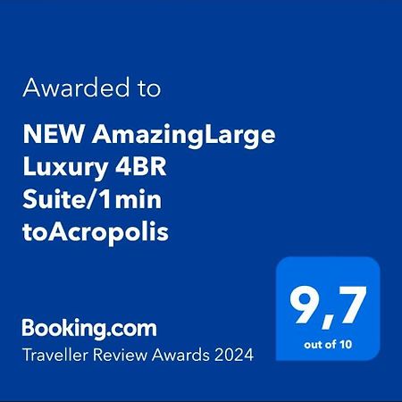 New Amazinglarge Luxury 4Br Suite/1Min Toacropolis Athens Exterior photo