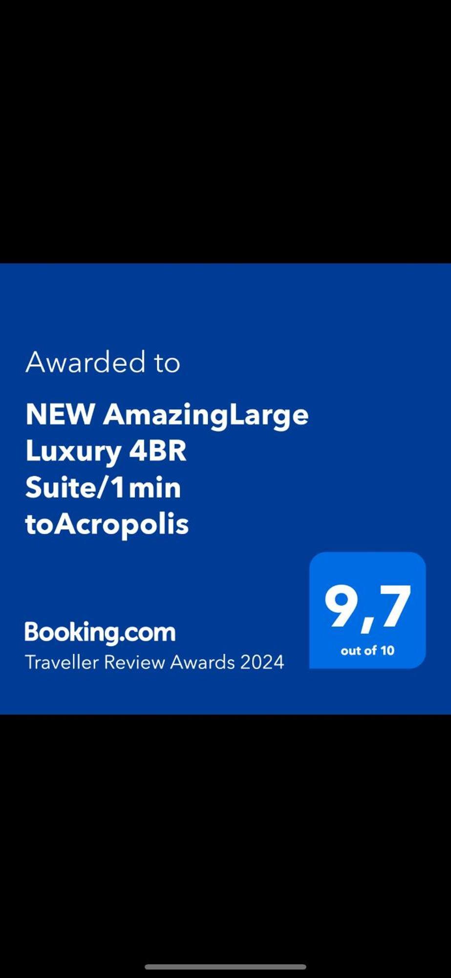 New Amazinglarge Luxury 4Br Suite/1Min Toacropolis Athens Exterior photo